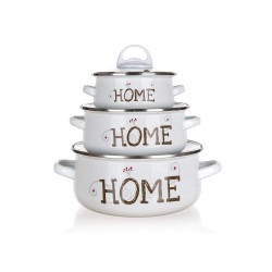 Sada riadu Banquet smaltovanho Home Coll., 6 ks