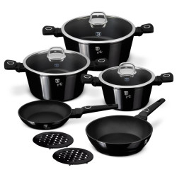 Sada riadu Berlingerhaus s titanov�m povrchom 10 ks Black Vantage Collection