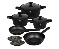 Sada riadu Berlingerhaus s titanov�m povrchom 10 ks Matte Black Collection