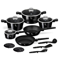 Sada riadu Berlingerhaus s tit�nov�m povrchom 15 ks Black Vantage Collection