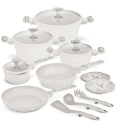 Sada riadu Berlingerhaus s tit�nov�m povrchom 15 ks Sahara Marble Collection