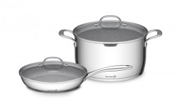 Sada riadu G21 Gourmet Miracle s cednkom, 4 diely, nerez/grebln