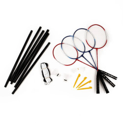 Set Acra badmintonov� - 4 rakety, sie� a lopti�ky