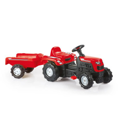 liapac traktor Dolu Ranchero s vlekou, erven