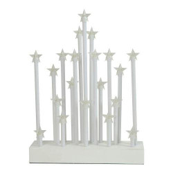 Svietnik vianon, elektrick, 20 svieok LED, 22,3 x 29,5 x 5 cm, do zsuvky