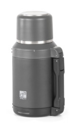 Termoska G21 nerezov 1200 ml, ierno-siv