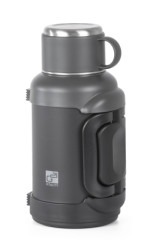 Termoska G21 nerezov 2500 ml, ierno-siv