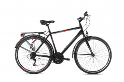 Trekov bicykel Capriolo SUNRISE MAN 22" ierne