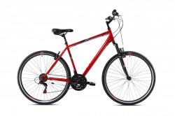 Trekov bicykel Capriolo SUNRISE MAN TREK, 28"/22" bordo-erven
