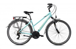 Trekov bicykel Capriolo TOURING ROADSTER LADY 28"x17" olivovo-tyrkysov (2021)