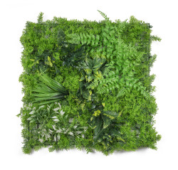 Umel zelen stena G21 Listo River, 50x50 cm