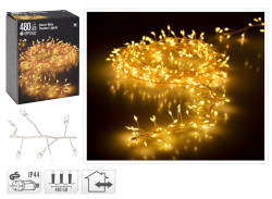 Vianon LED reaz 4,8 m, 480 LED, tepl biela