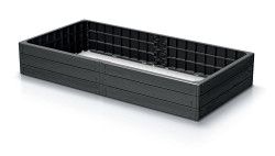 Vyv��en� z�hon Prosperplast BASE WOODY antracit 149,2 cm 2. akos�