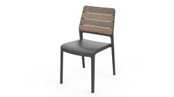 Z�hradn� kreslo Keter Deco Porto walnut / grafit