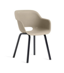 Zhradn kreslo Keter Noa cup cappuccino, kovov nohy, 2 ks