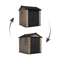 Z�hradn� dom�ek Keter Apex 7,5 x 7 Ashwood, s podlahou