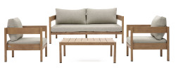 Z�hradn� n�bytok G21 Sabine � 4-miestny set so stol�kom, hlin�kov�