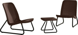 Z�hradn� n�bytok Keter Rio Patio set whiskey hned�