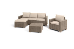 Zhradn set Keter California 3+1+1 cappuccino