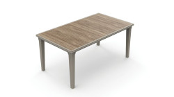 Z�hradn� st�l Keter Deco Futura 160 aswhood / cappuccino