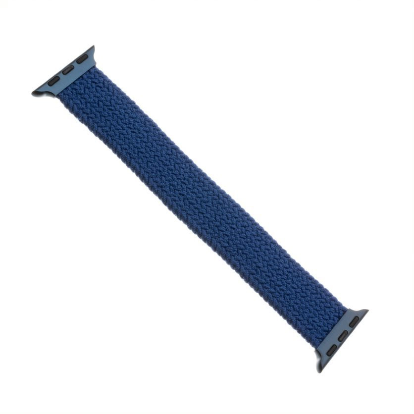 Remienok FIXED Nylon Strap elastický nylonový pre Apple Watch 42/44mm, veľkosť L, modrý