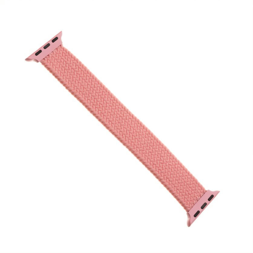 Remienok FIXED Nylon Strap elastický nylonový pre Apple Watch 42/44mm, veľkosť L, ružový