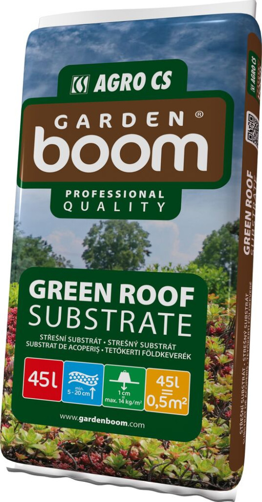 Substrát Agro  Garden Boom Green Roof Substrate 45 l