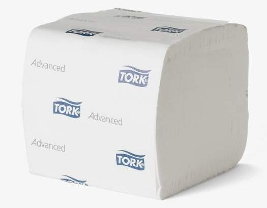 Toaletný papier  Tork Advanced T3 skládaný, 2 vrstvy